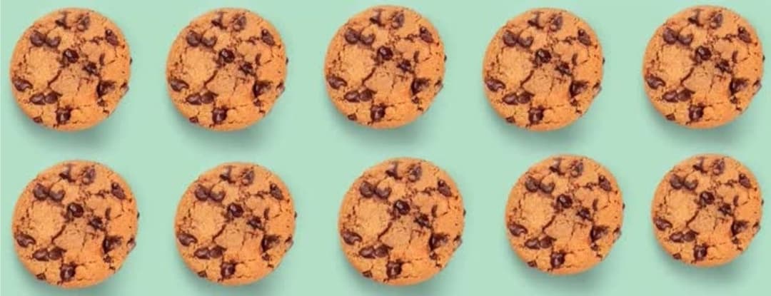 grid of cookies